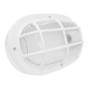 Luminária Tartaruga para 1 Lâmpada em Policarbonato 25w 250v Branca - Ilumi - Imagem 1