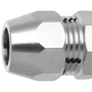 Adaptador Bruto para Instalação de Gás Macho 1/2''x3/8'' Niquelado - Imagem 2