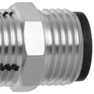 Adaptador Bruto para Instalação de Gás Macho 1/2''x3/8'' Niquelado - Imagem 3