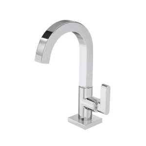 Torneira de Mesa Bica Alta para Lavatório Soul Cromado Dn15 - Imagem 1