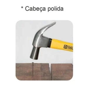 Martelo Cabo em Fibra 25mm - Dtools - Imagem 3
