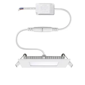 Luminária Painel de Led de Embutir Quadrada Downlight 12w Bivolt Branca 6500k - Imagem 2