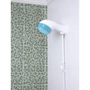 Ducha Eletrônica 6500w 220v Branca e Verde - Imagem 4