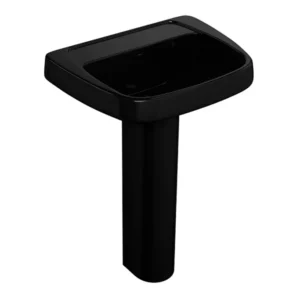 Lavatório para Coluna Monte Carlo 57,5x44,5cm ébano - Imagem 5