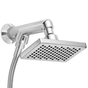 Chuveiro com Desviador Flex Retangular Cromado - Imagem 3