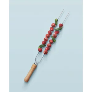 Espeto Duplo para Churrasco 65cm - Mor - Imagem 3