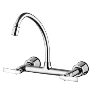 Torneira Misturador para Cozinha de Parede com Bica Móvel One Cromado 1/2" - Imagem 2