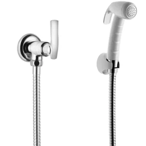 Ducha Higiênica Lorenone Cromada e Branca