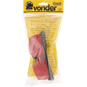 óculos de Segurança Foxter Vermelho - Vonder - Imagem 1