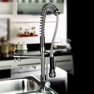 Torneira Misturador Monocomando para Cozinha de Mesa com Ducha Especial Kitchen Cromado 1/2" - Imagem 3