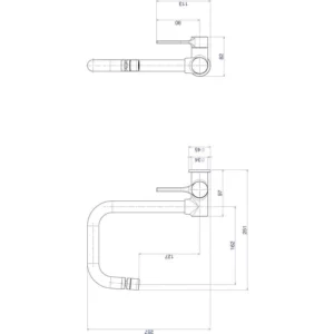 Torneira de Parede para Cozinha Start Cromado