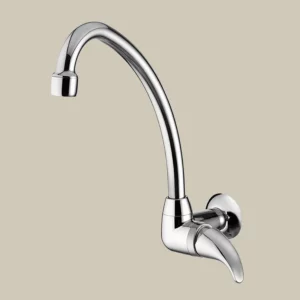 Torneira para Cozinha de Parede com Bica Móvel Pratti Cromado 1/2" 1168 F56 - Imagem 1