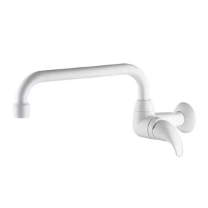 Torneira para Cozinha de Parede Bica Branca U 1164 F56