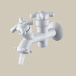 Torneira para Tanque com Saída para Máquina de Lavar Brio Branco 1/2 - Lorenzetti 1131 F34 - Imagem 1