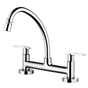 Torneira Misturador para Cozinha de Mesa com Bica Móvel One Cromado 1/2" - Imagem 1