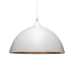 Pendente Taschibra Brooklin 1xe27 Branco F.+ Cobre