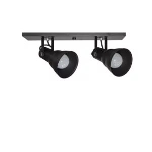 Spot Taschibra Linear Hol 2xe27 Preto Fosco