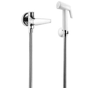 Ducha Higiênica com Derivação Lorenjoy e Flexível 1,20 Metro Cromada