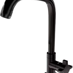 Torneira de Mesa para Cozinha com Bica Móvel Fitt Cross 1167 F64 Preta