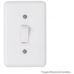 Interruptor Ilumi Stylus 1 Simples com Pl 2017 - Ilumi - Imagem 1