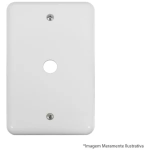 Placa com Saída Fio Ilumi Stylus 4x2 2053 - Ilumi - Imagem 1