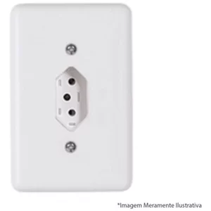 Tomada Ilumi Stylus Bipolar 2p+t com Pl 20a 250v 20141 - Ilumi