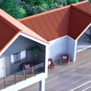 Telha Ecológica Stilo 200x95cm Vermelha - Imagem 6