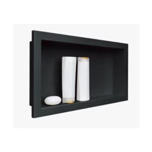 Nicho Plástico Embutir 30cm X 60cm Preto Vulcano Metasul - Imagem 3