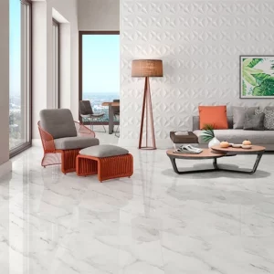 Piso Esmaltado Polido Retificado In Out Ppi70120r Zezé Branco 73x73cm - Imagem 5