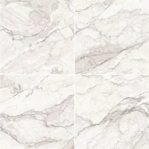 Piso Cerâmico Polido Retificado Lumini Bege Marmorizado 66x66cm - Imagem 3