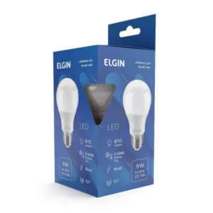 Lâmpada Led Bulbo A60 E27 9w Bivolt 6500k Branca - Imagem 4