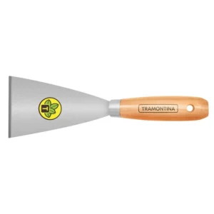 Espátula Rígida em Aço Carbono com Cabo de Madeira 8cm - Tramontina - Imagem 1