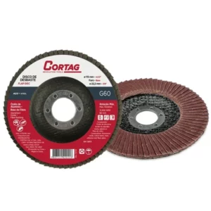 Disco de Desbaste Flap 4.1/2'' 115mm G60 - Imagem 1