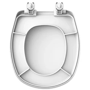 Assento Sanitário Polipropileno Soft Close Aspen Branco Gelo - Imagem 3