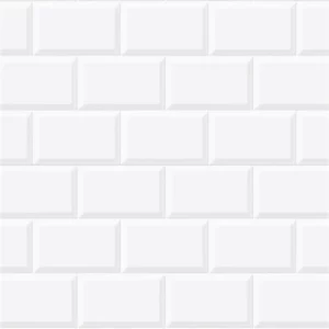 Revestimento Brilhante Bold Azulejo Hd Branco 34x60cm - Imagem 3