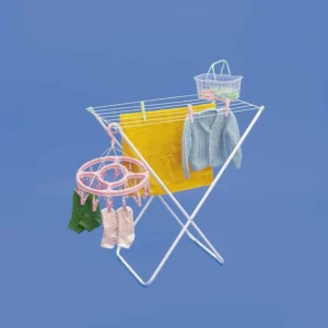 Varal de Chão Dobrável 830 X 500 X 800mm na Cor Branco - Imagem 12