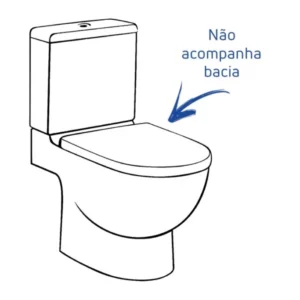 Caixa Acoplada com Acionamento Duo Fast/aspen/izy/ravena/spot Branco - Imagem 3
