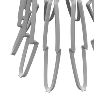 Grelha Hemisférica Flexível 88x100mm Branca - Imagem 3