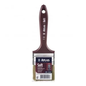 Pincel Soft com Cerdas Brancas 2.1/2" - Atlas - Imagem 1