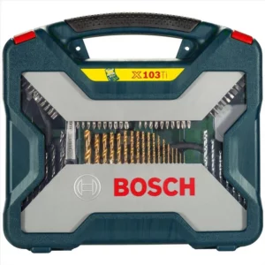 Kit de Pontas e Brocas em Titânio Bosch X-line 103 Peças - Bosch