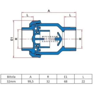 Válvula de Retenção Soldável 32mm - 27957153 - Tigre - Válvula de Retenção Soldável 32mm - 27957153 - Tigre - Imagem 4