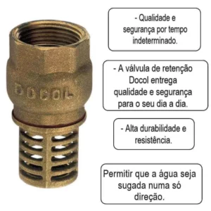 Válvula de Sucção Docol 2'' - Imagem 2