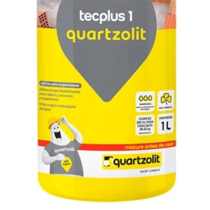 Aditivo Impermeabilizante Tecplus 1 Branco 1 Litro - Imagem 3