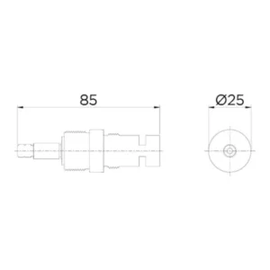 Cartucho Cerâmico Docol Base 1/2 Volta Sentido Abertura Horário 1/2'' e 3/4'' - Imagem 6