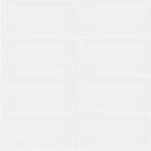 Revestimento Esmaltado Brilhante Bold Metrô White 10x20cm - Imagem 3