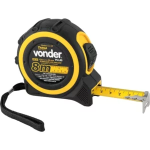 Trena Curta de Aço 8 M X 25 Mm Vonder Plus - Imagem 1