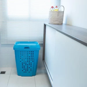 Roupeiro Telado com Cesto 45l Branco - Imagem 3