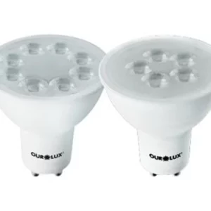 Lâmpada Superled Gu10 3w Bivolt 3000k - Ourolux - Imagem 3