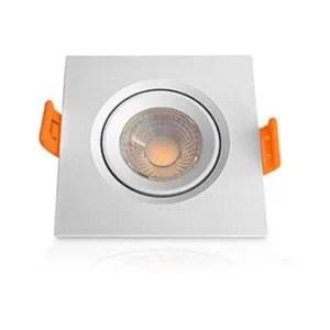 Lâmpada Superled Mini Spot Quadrado 3w Bivolt 6400k - Ourolux - Imagem 1