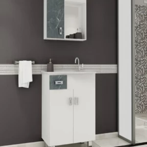 Kit Balc 50 500 Branco/cabernet   (  Balcony  ) - Imagem 1